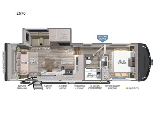 Model Z 2670 Floorplan Image