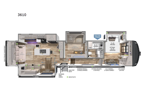 Model Z 3610 Floorplan Image