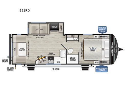 Della Terra 251RD Floorplan Image