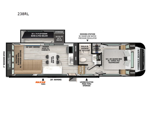 Impression 238RL Floorplan Image