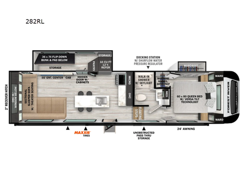 Impression 282RL Floorplan Image