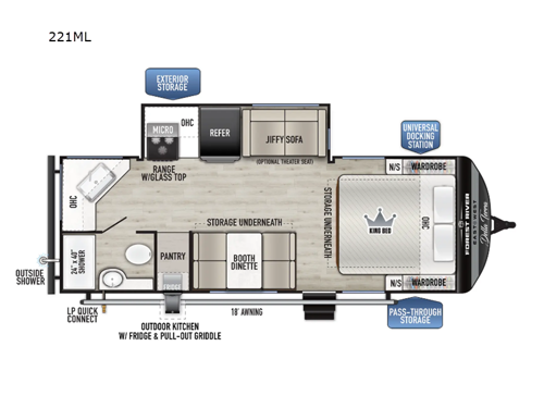 Della Terra 221ML Floorplan Image