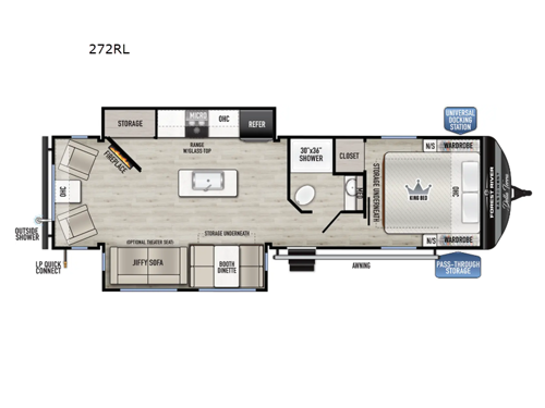 Della Terra 272RL Floorplan Image