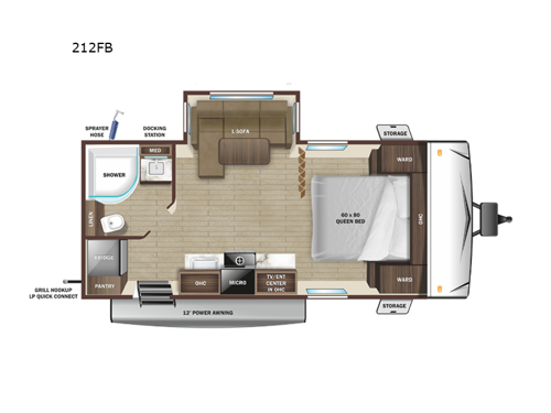 Range Lite 212FB Floorplan Image