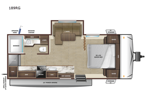 Range Lite 189RG Floorplan Image