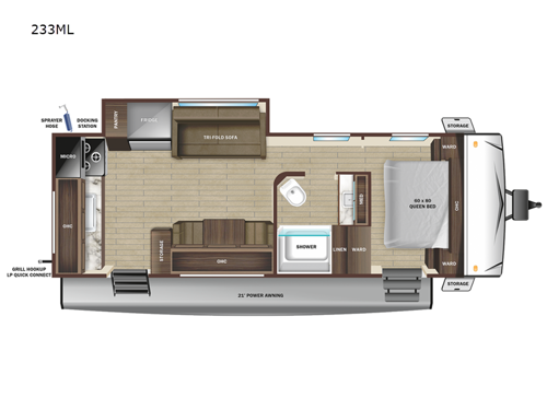 Range Lite 233ML Floorplan Image