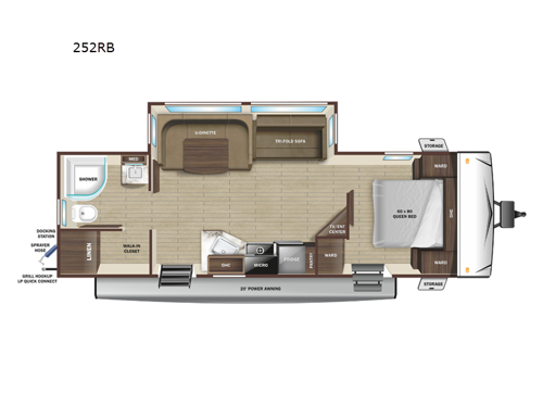 Range Lite 252RB Floorplan Image