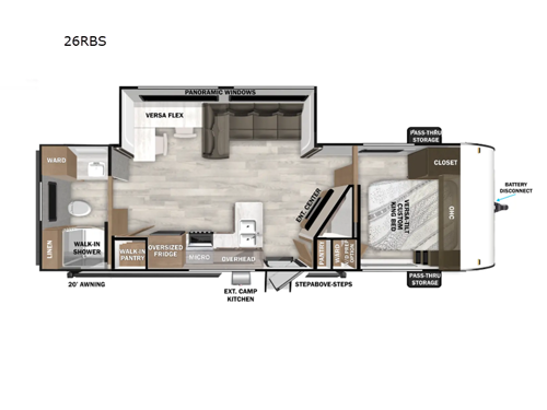 Wildwood 26RBS Floorplan