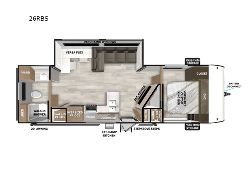 Wildwood 26RBS Floorplan Image