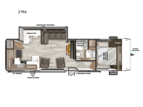 Wildwood 27RK Floorplan