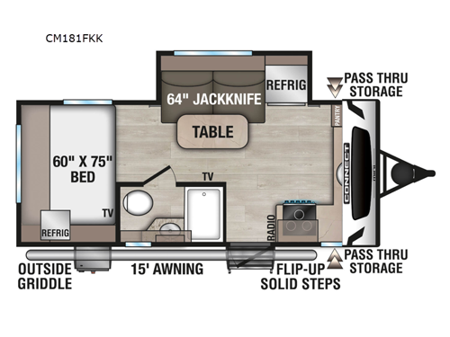 Connect Mini CM181FKK Floorplan