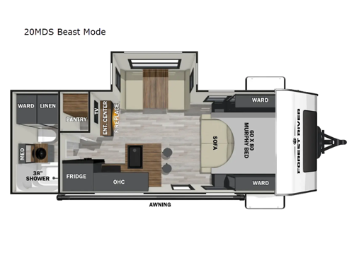 IBEX 20MDS Beast Mode Floorplan Image