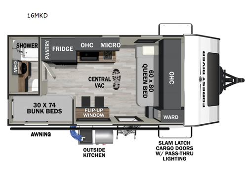 IBEX 16MKD Floorplan Image