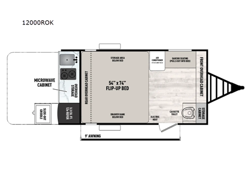 Clipper ROK 12000ROK Floorplan Image