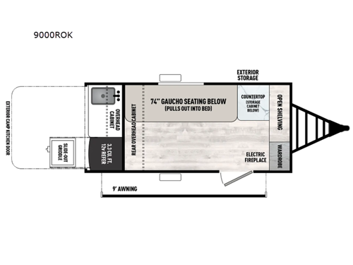 Clipper ROK 9000ROK Floorplan Image