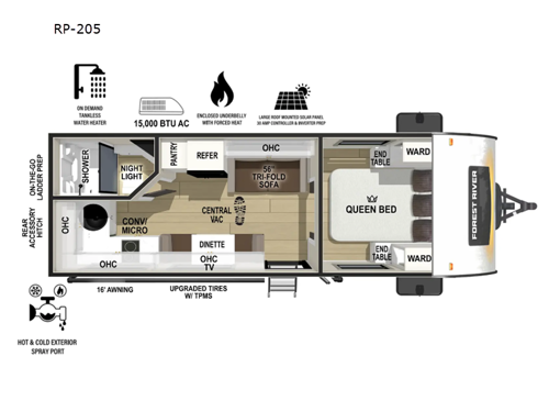 R Pod RP-205 Floorplan Image