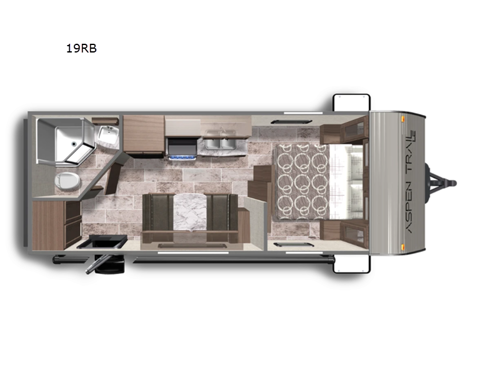 Aspen Trail LE 19RB Floorplan Image