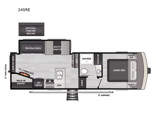 Arcadia Select 24SRE Floorplan Image