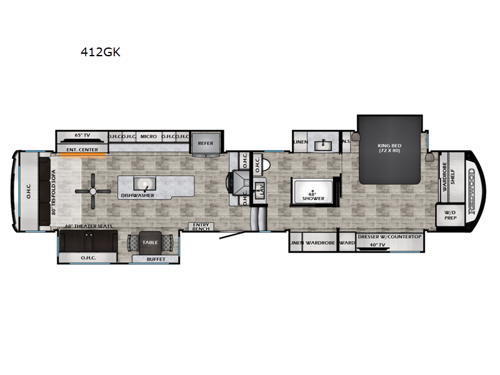 Redwood 412GK Floorplan Image