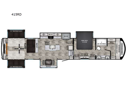 Redwood 415RD Floorplan Image