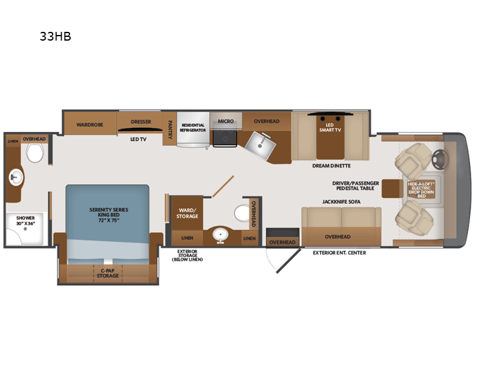 Fortis 33HB Floorplan Image