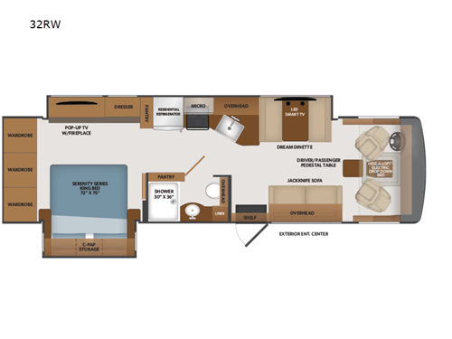 Fortis 32RW Floorplan Image