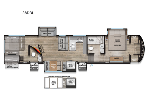 Avenue 38DBL Floorplan Image