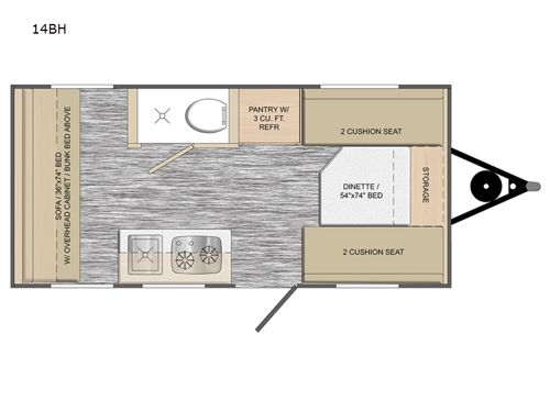 Rove Lite 14BH Floorplan Image