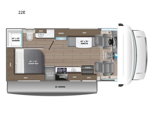 Odyssey SE 22E Floorplan Image