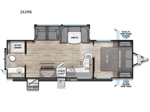 Delta 262RB Floorplan Image