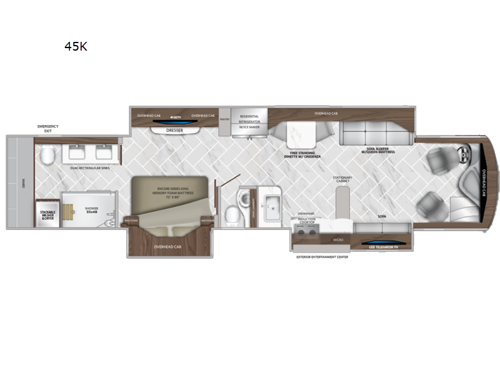 American Eagle 45K Floorplan Image