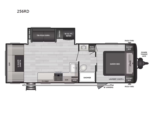 Springdale 256RD Floorplan Image