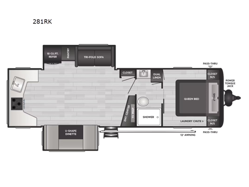 Springdale 281RK Floorplan Image