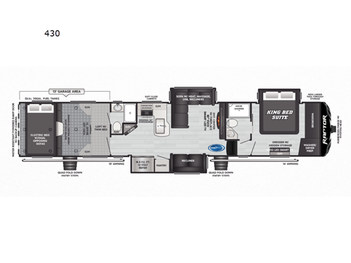 Fuzion 430 Floorplan Image