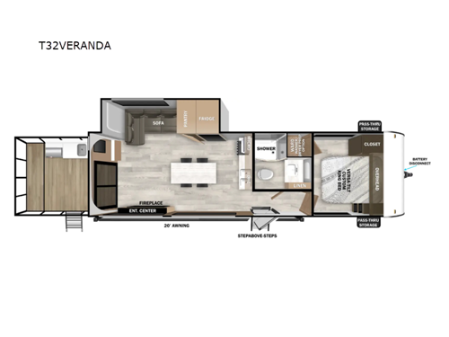 Salem T32VERANDA Floorplan