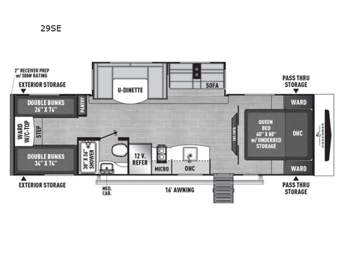 Freedom Express Select 29SE Floorplan Image