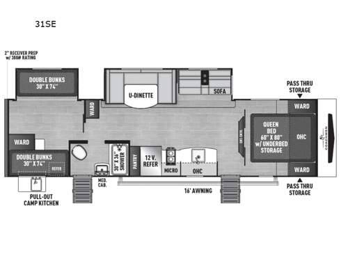 Freedom Express Select 31SE Floorplan Image