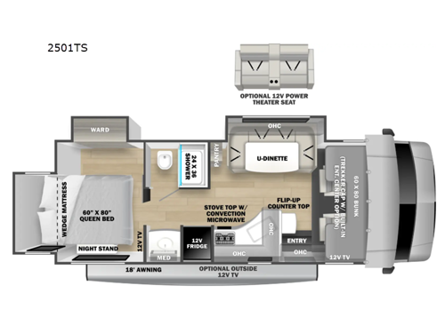 Forester Classic 2501TS Ford Floorplan