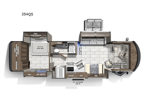 Sportscoach SRS 354QS Floorplan Image