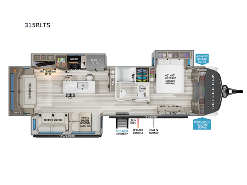 Reflection 315RLTS Floorplan Image