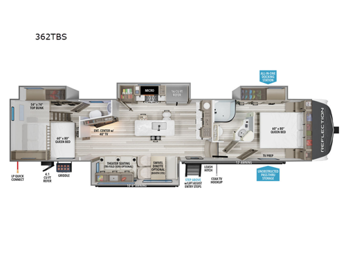 Reflection 362TBS Floorplan