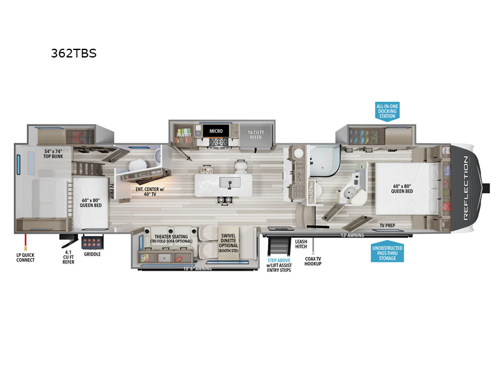 Reflection 362TBS Floorplan Image