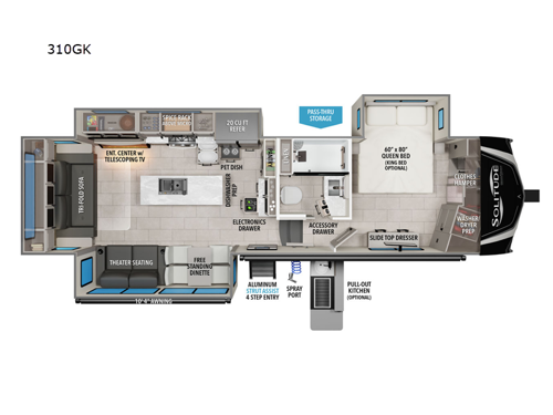 Solitude 310GK Floorplan Image