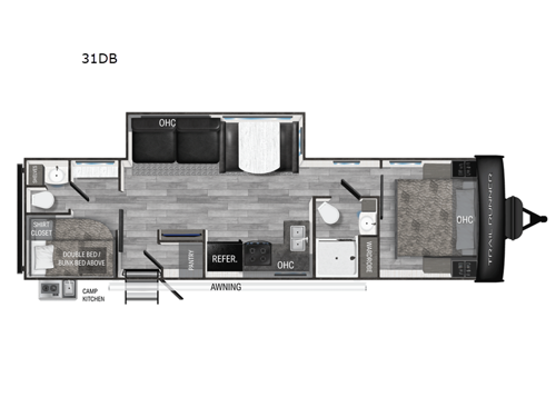 Trail Runner 31DB Floorplan Image