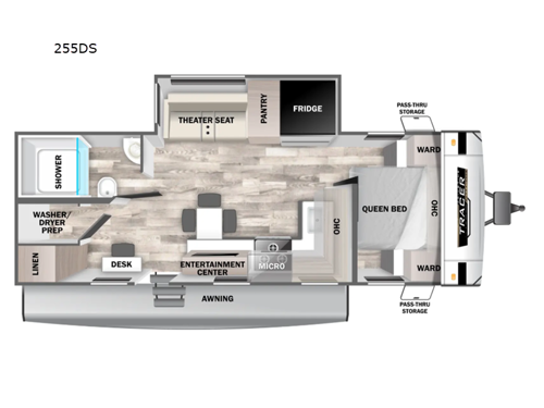 Tracer 255DS Floorplan Image