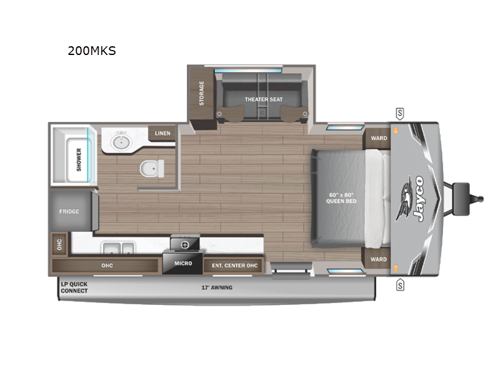 Jay Flight SLX 200MKS Floorplan