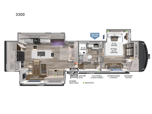 Model Z 3300 Floorplan Image