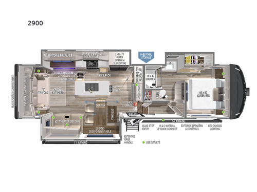 Model Z 2900 Floorplan Image