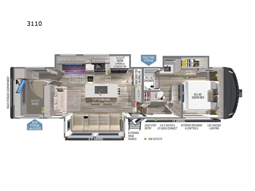 Model Z 3110 Floorplan Image