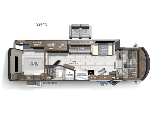 Encore 335FS Floorplan Image